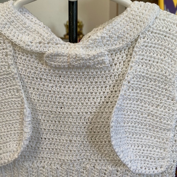 Vintage Infant Boys hand crocheted Romper 0-6M - Picture 8 of 8